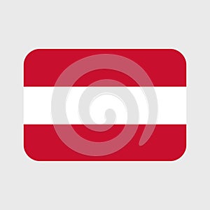 Austrian flag vector icon