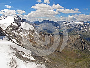 Austrian glacier panorama