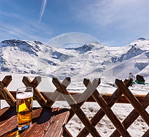 Austrian Hintertux ski resort