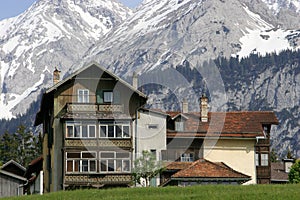 Austriaco casa en montanas 