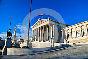 Austrian parliament building, Vienna