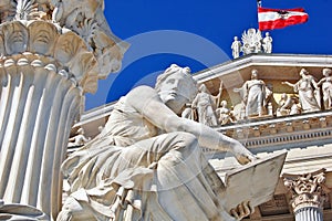 Austrian parliament in Vienna