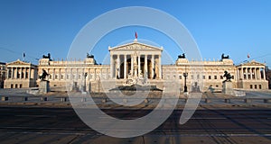 Austrian Parliament in Vienna