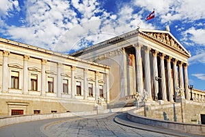 Austrian Parliament in Vienna - Austria