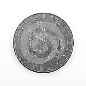 Austrian 5 Schilling Coins