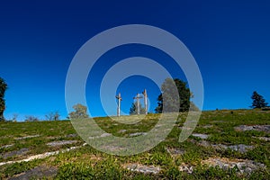 Austrian Sculptures Park - Painting to Hammer a Nail in