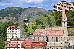 Austrian ski and spa resort Bad Gastein Austria summertime