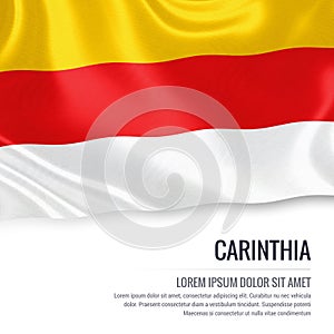 Austrian state Carinthia flag.