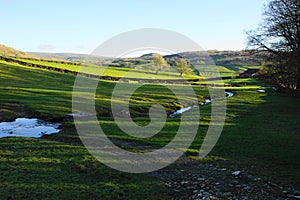 Austwick and Wharfe, Yorkshire Dales, North Yorkshire, England, UK photo