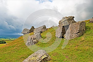 Norber erratics 1, Austwick, Yorkshire Dales, England photo