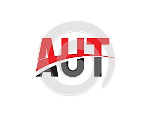 AUT Letter Initial Logo Design Vector Illustration