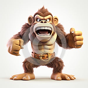 Authentic 3d Donkey Kong: Angry Monkey Clash Of Clans Style