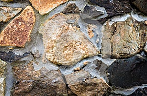 Authentic ancient Medieval stone wall texture
