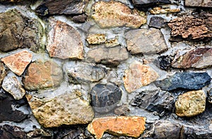 Authentic ancient Medieval stone wall texture