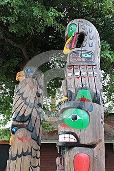 Authentic BC Totem Poles