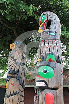 Authentic BC Totem Poles photo