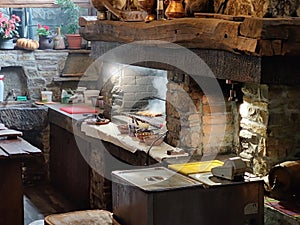 Authentic Bulgarian Cooking Oven in the Restaurant