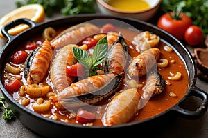 Authentic Cacciucco Seafood Stew