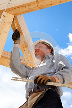 Authentic construction worker