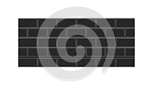 Authentic Detailed Brick Wall Texture: Traditional Construction, vector design Generative AI