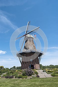 Authentic Dutch Windmill in Holland, Michigan