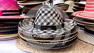 Autentický ekvádoriální ruční sláma klobouky 