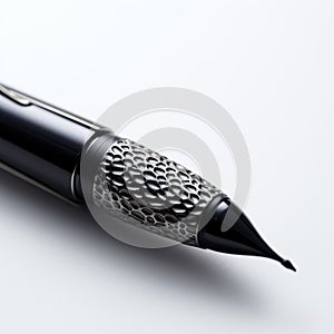 Authentic Edo-period Mantuani Mercure Fountain Pen - Intricate, Bold, And Minimalist photo