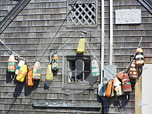 Authentic fishing buoys