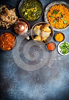 Authentic Indian dishes and snacks