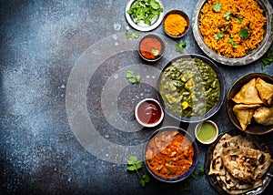 Authentic Indian dishes and snacks