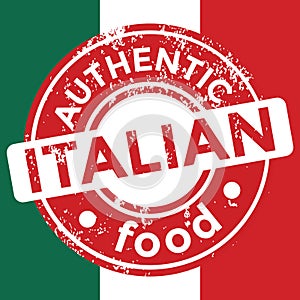 Authentic italian food