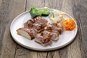 Authentic Japanese teriyaki chicken.