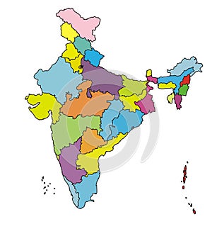 Authentic Map of India 2019