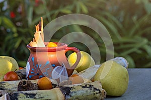 Authentic mexican christmas punch