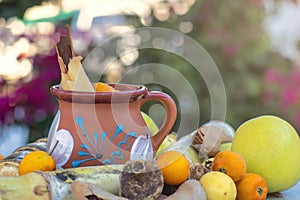 Authentic mexican christmas punch