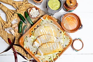 Mexican fried tacos `Dorados` photo