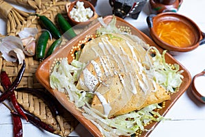 Mexican fried tacos `dorados` photo
