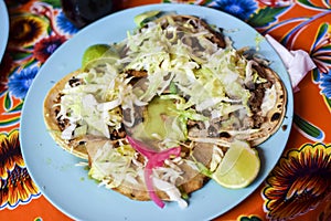Authentic mexican tacos al pastor