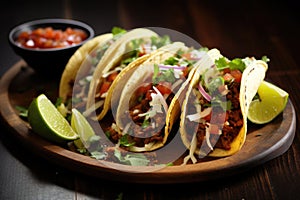 Authentic Mexican Tacos with Fresh Lime