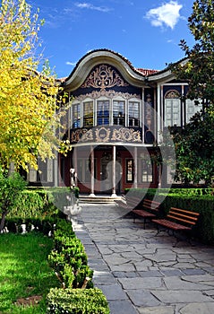 Authentic old house in plovdiv photo