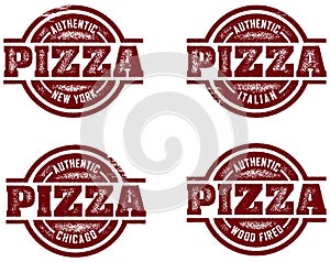 Authentic Pizza Stamps