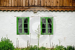 Authentic rural architecure details - windows