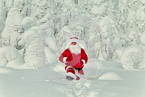 Authentic Santa Claus in Lapland.