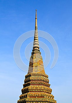 Authentic Thai Architecture in Wat Pho