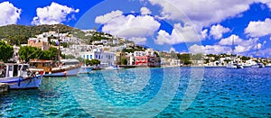 Authentic traditional Greece - beautiful Leros island, Agia Marina fishing village and port. Dodecanese photo