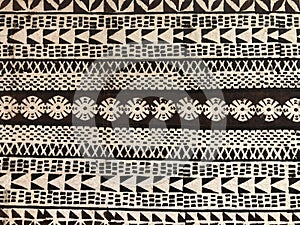 Auténtico tradicional Pacífico islas tela patrón 