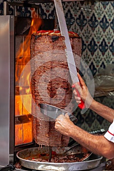 Authentic turkish doner kebap