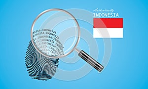 Authentically Indonesia Fingerprint
