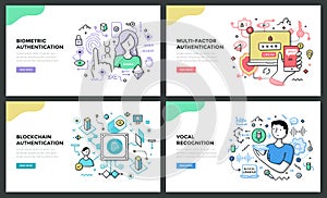 Authentication Technologies Color Line Concepts