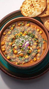 Authenticity of Punjabi Chana Masala curry.